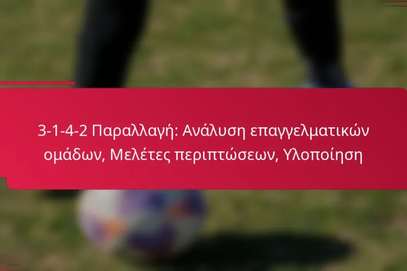 3-1-4-2 Παραλλαγή: Ανάλυση επαγγελματικών ομάδων, Μελέτες περιπτώσεων, Υλοποίηση