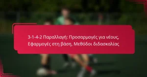 Read more about the article 3-1-4-2 Παραλλαγή: Προσαρμογές για νέους, Εφαρμογές στη βάση, Μεθόδοι διδασκαλίας