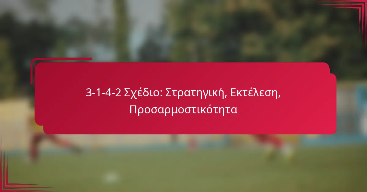 You are currently viewing 3-1-4-2 Σχέδιο: Στρατηγική, Εκτέλεση, Προσαρμοστικότητα