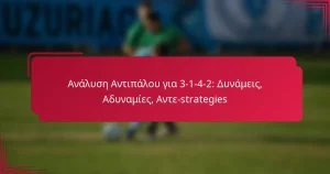 Read more about the article Ανάλυση Αντιπάλου για 3-1-4-2: Δυνάμεις, Αδυναμίες, Αντε-strategies