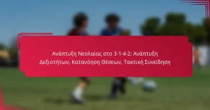 Read more about the article Ανάπτυξη Νεολαίας στο 3-1-4-2: Ανάπτυξη Δεξιοτήτων, Κατανόηση Θέσεων, Τακτική Συνείδηση
