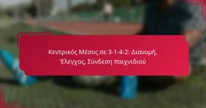 Read more about the article Κεντρικός Μέσος σε 3-1-4-2: Διανομή, Έλεγχος, Σύνδεση παιχνιδιού