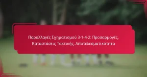 Read more about the article Παραλλαγές Σχηματισμού 3-1-4-2: Προσαρμογές, Καταστάσεις Τακτικής, Αποτελεσματικότητα
