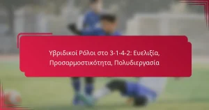 Read more about the article Υβριδικοί Ρόλοι στο 3-1-4-2: Ευελιξία, Προσαρμοστικότητα, Πολυδιεργασία